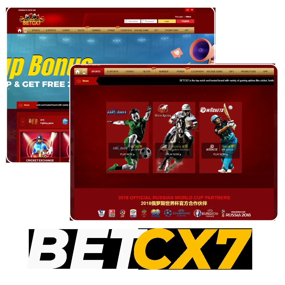 BetCX7 app icon
